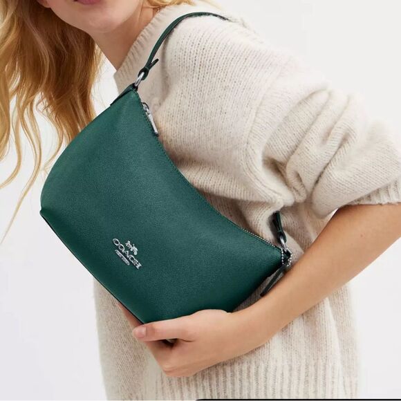 NWT Coach Leather Zip Top Shoulder Bag - Picture 7 of 7